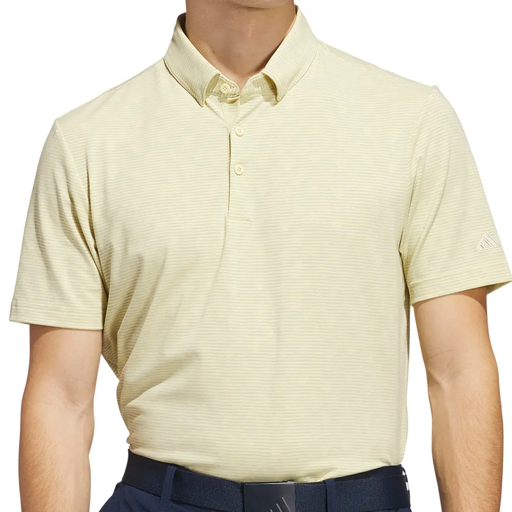 Adidas Go-To Printed Polo Shirt - Powder Yellow/Wonder Silver