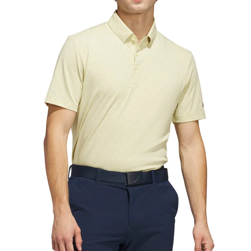 Adidas Go-To Printed Polo Shirt - Powder Yellow/Wonder Silver