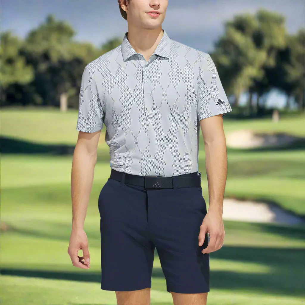 adidas Ultimate365 Micro Texture Polo Shirt - Wonder Blue