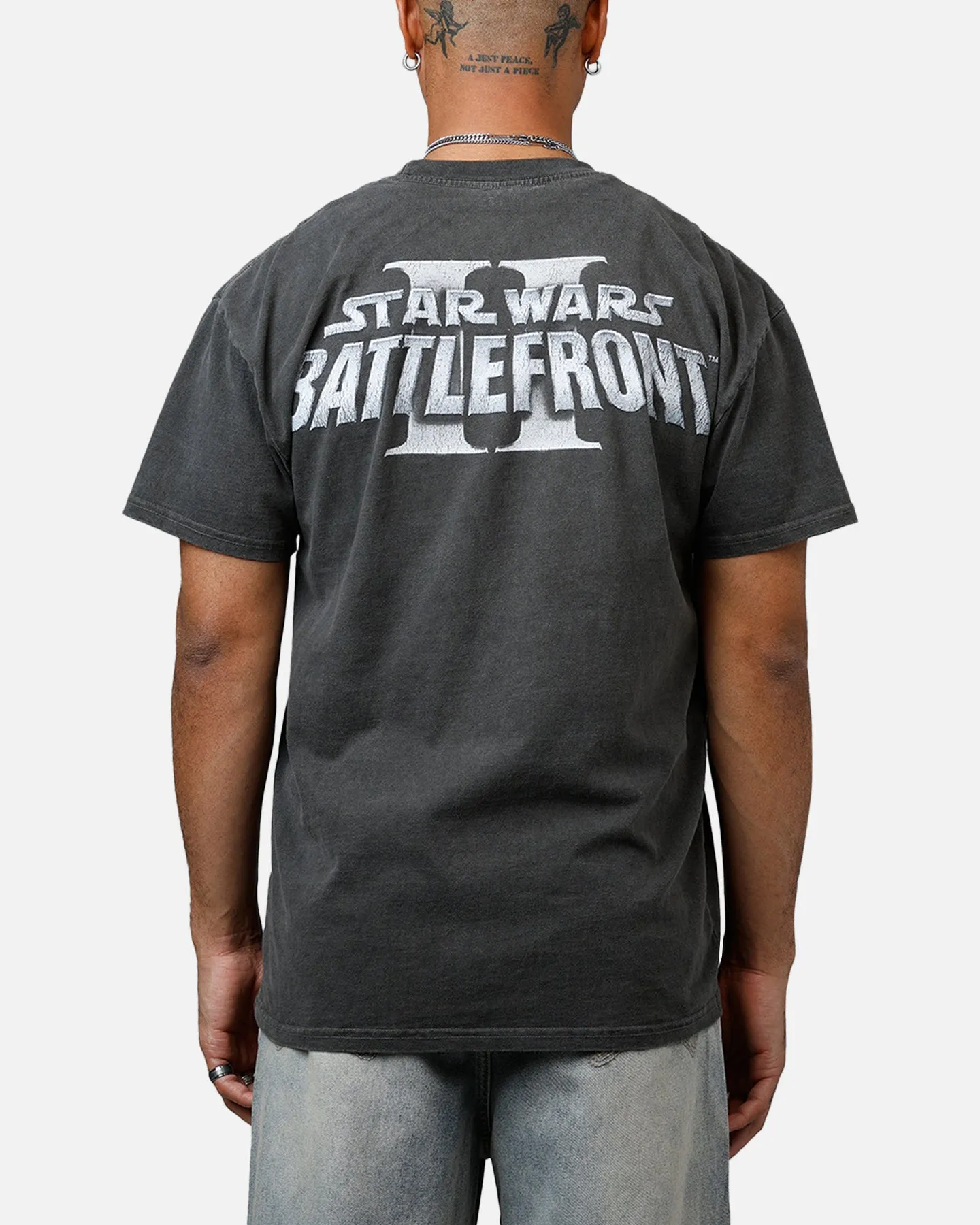 American Thrift Star Wars Battlefront 2 Heavyweight T-Shirt Black Wash