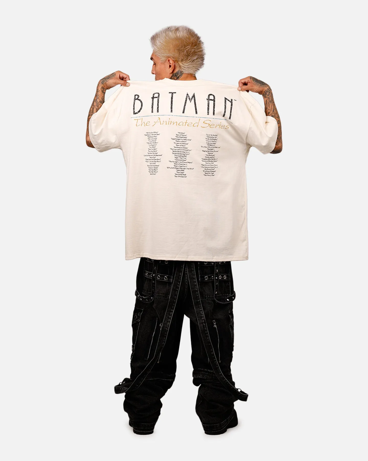 American Thrift X DC 97' Batman Heavyweight T-Shirt Off White