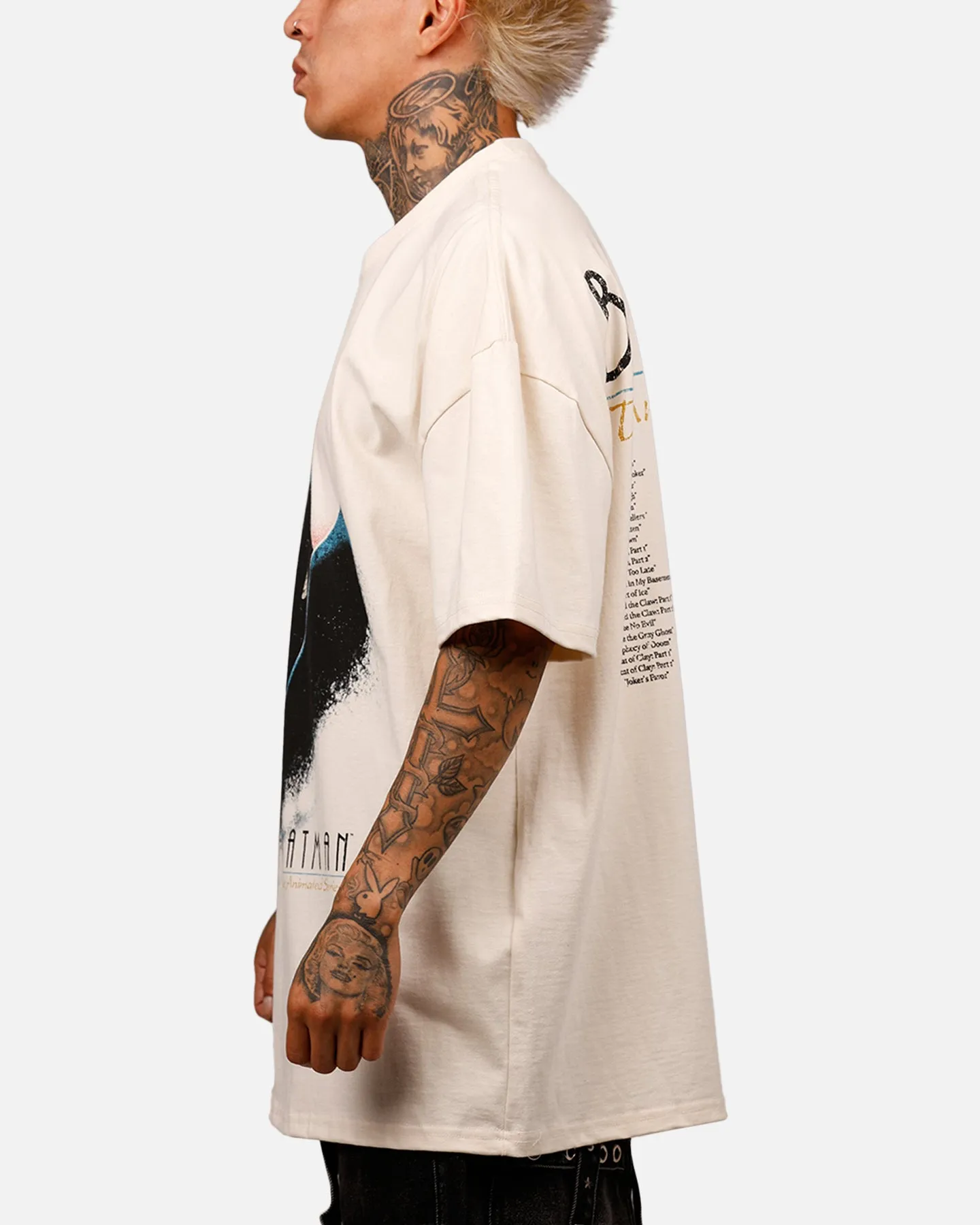 American Thrift X DC 97' Batman Heavyweight T-Shirt Off White