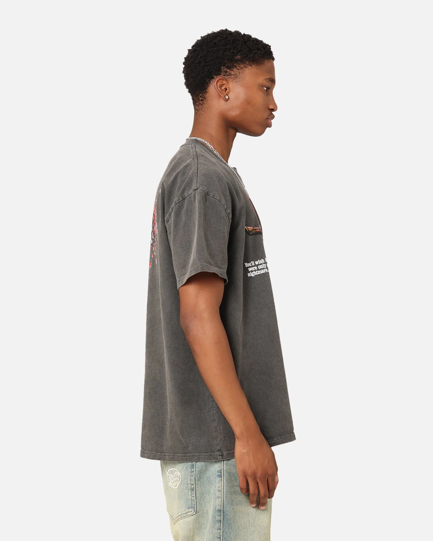 American Thrift X Friday The 13th Vintage T-Shirt Black Wash