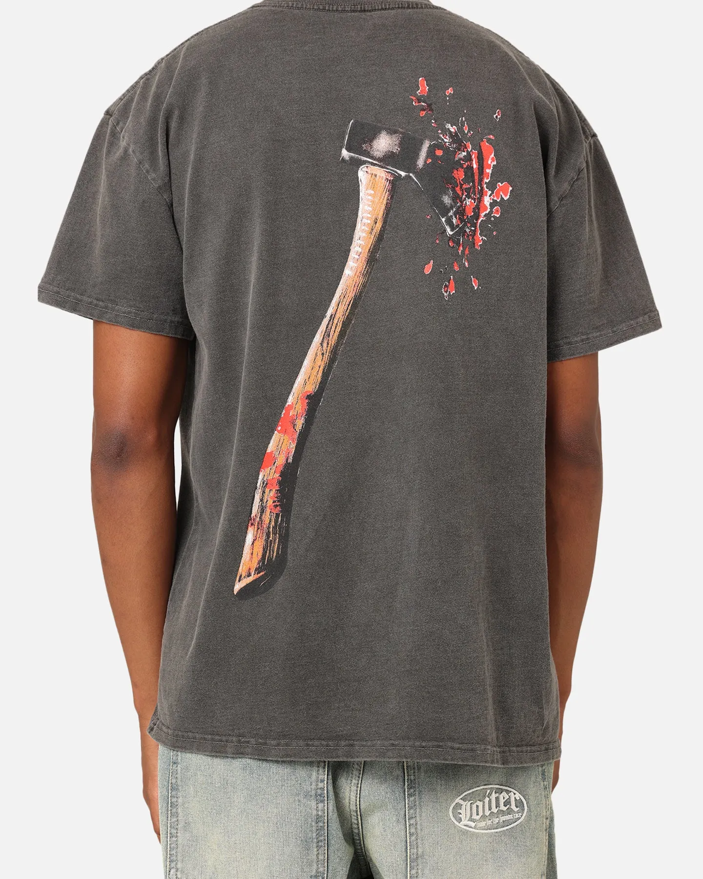 American Thrift X Friday The 13th Vintage T-Shirt Black Wash