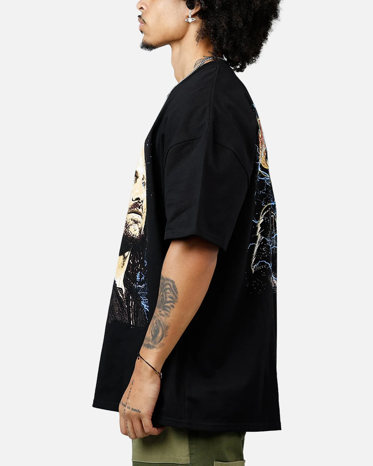 American Thrift X The Lord Of The Rings Aragorn Heavyweight T-Shirt Black