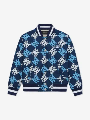 Amiri Kids MA Quad Bomber Jacket in Navy