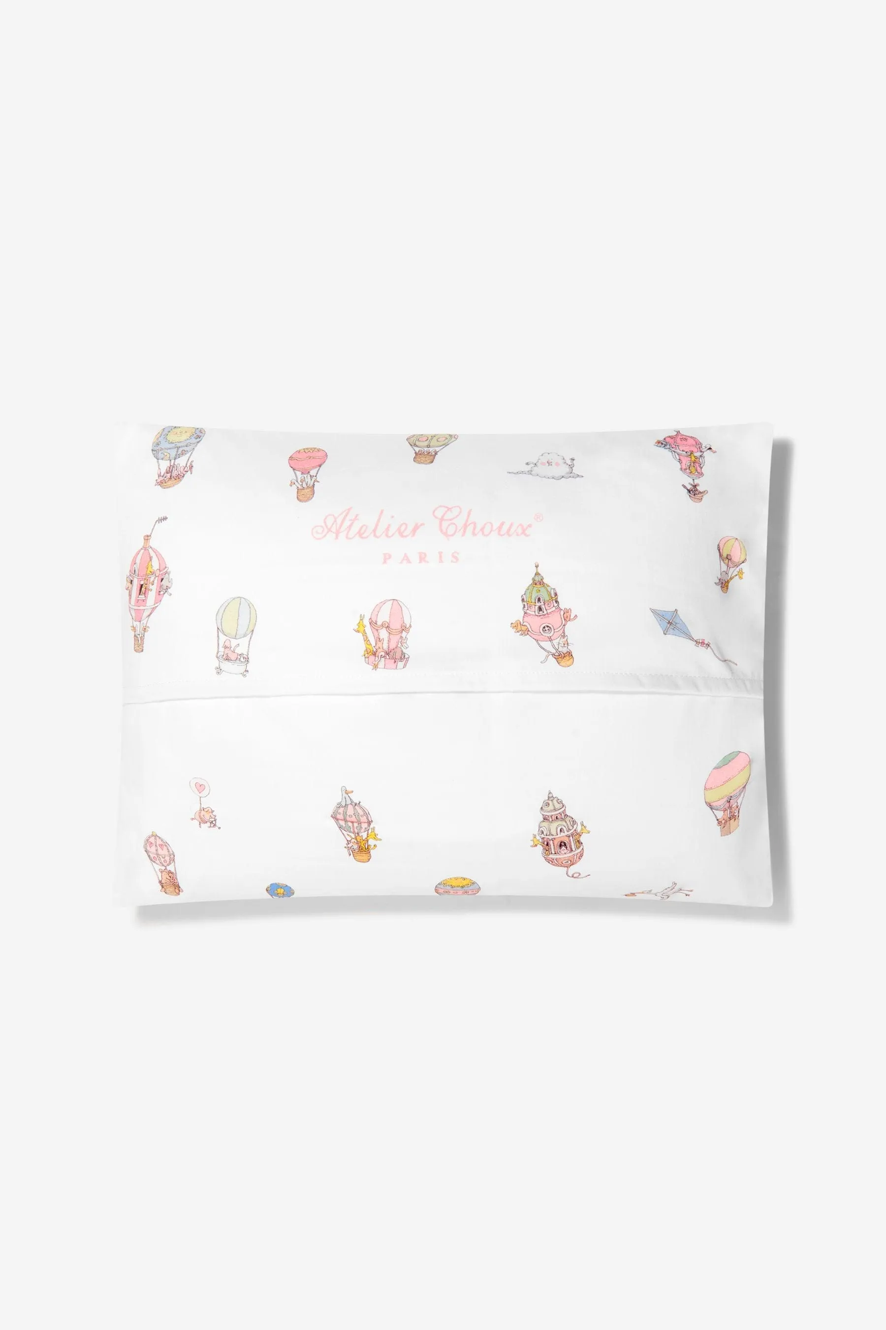 Atelier Choux Baby Hot Air Balloons Satin Pillow (40 cm x 30 cm)