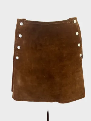Atelier | vintage 80's | skirt | size 12 | mini length | leather | made in Australia 🇦🇺