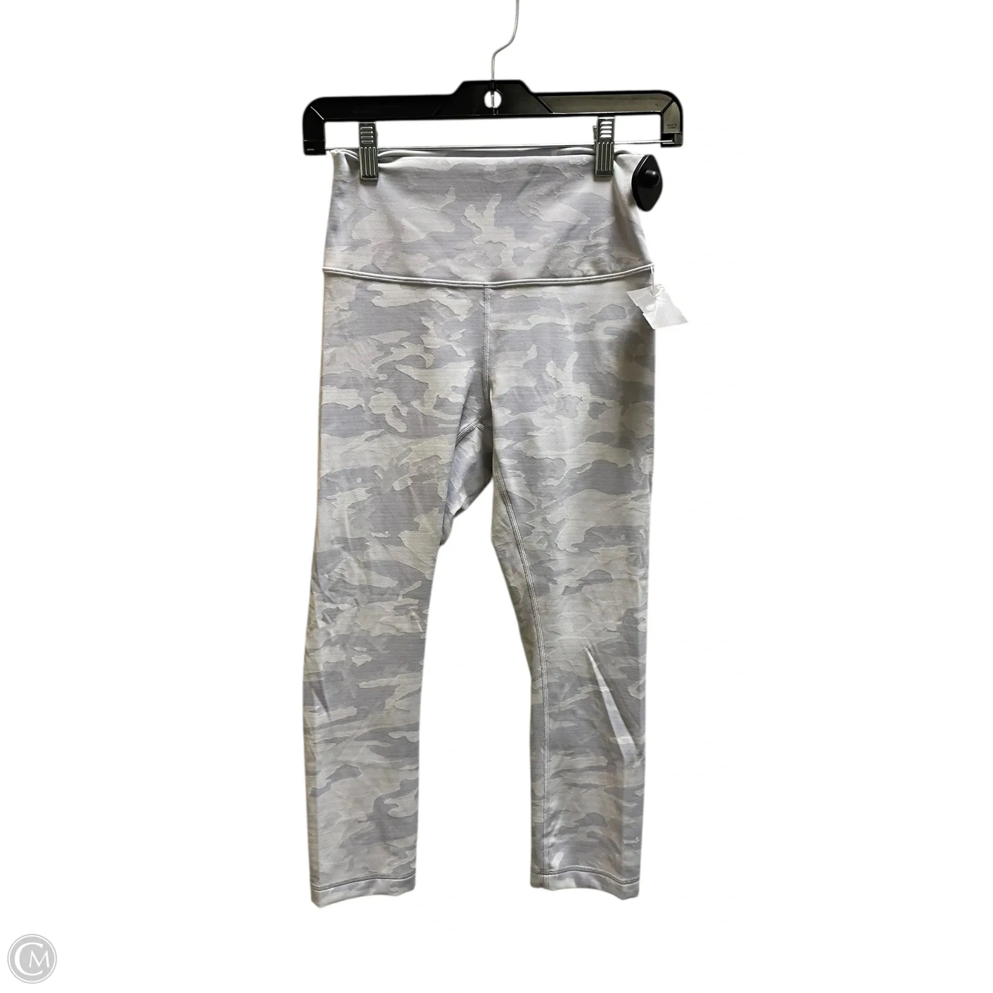 Athletic Leggings By Lululemon In Grey, Size: 6