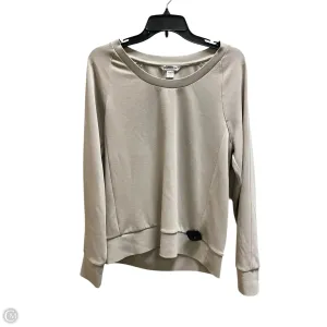 Athletic Sweatshirt Collar By Athleta In Taupe, Size: S