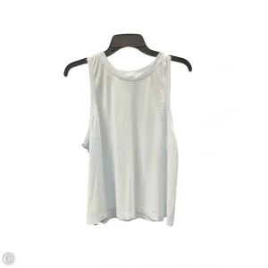 Athletic Tank Top By Lululemon In Blue, Size: L