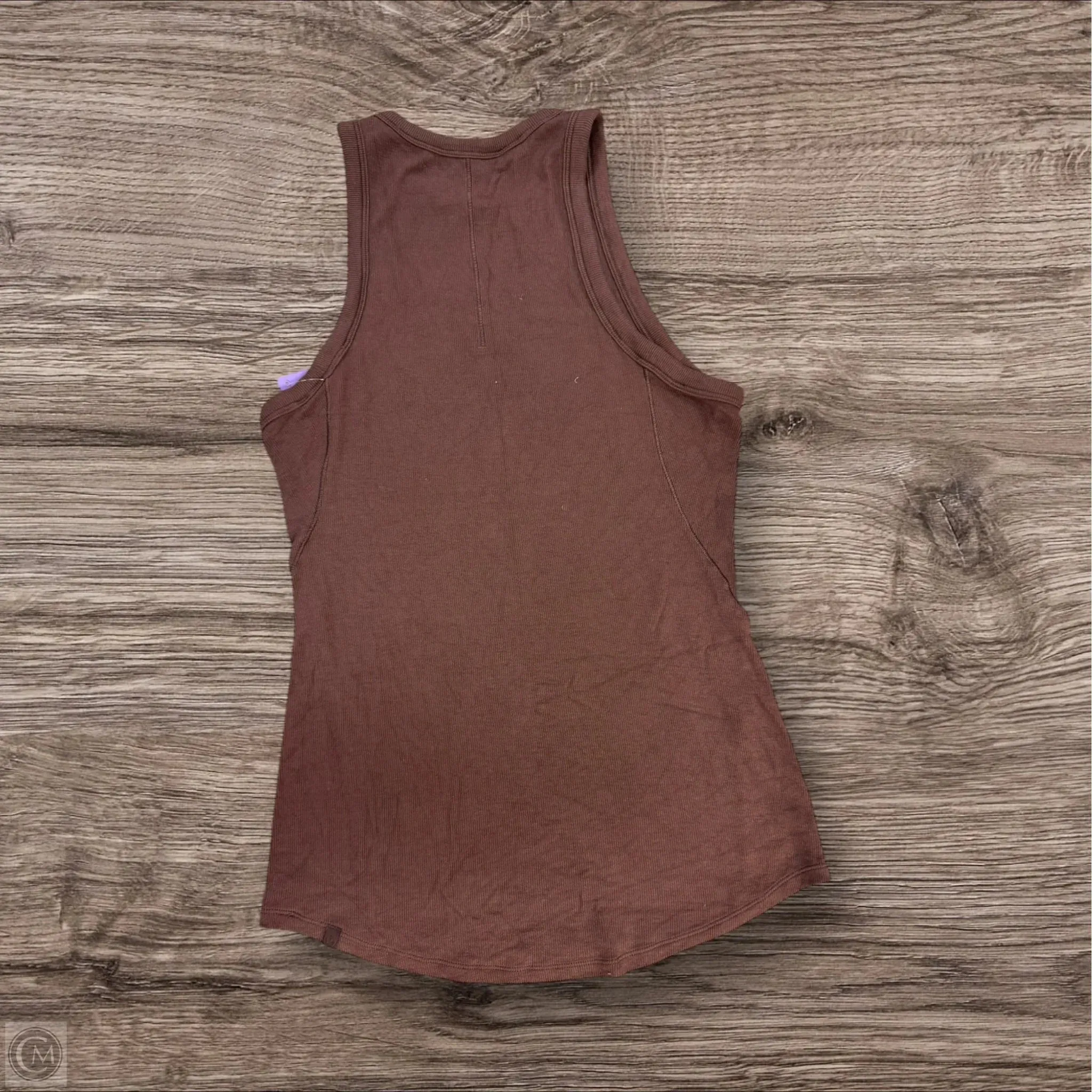 Athletic Tank Top By Lululemon In Brown, Size: 8