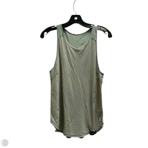 Athletic Tank Top By Lululemon In Green, Size: M