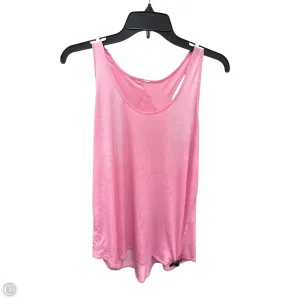 Athletic Tank Top By Lululemon In Pink, Size: M