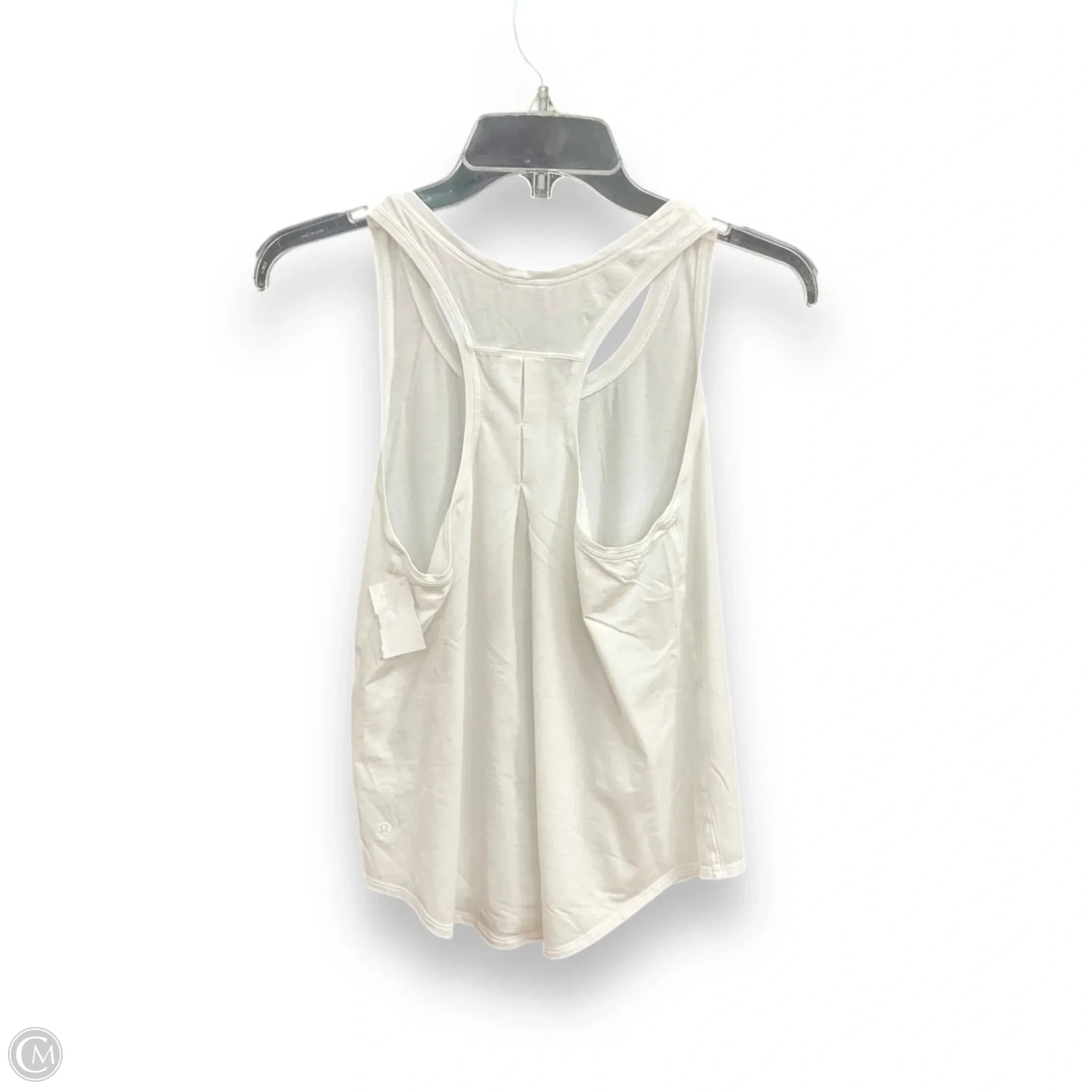 Athletic Tank Top By Lululemon In White, Size: M