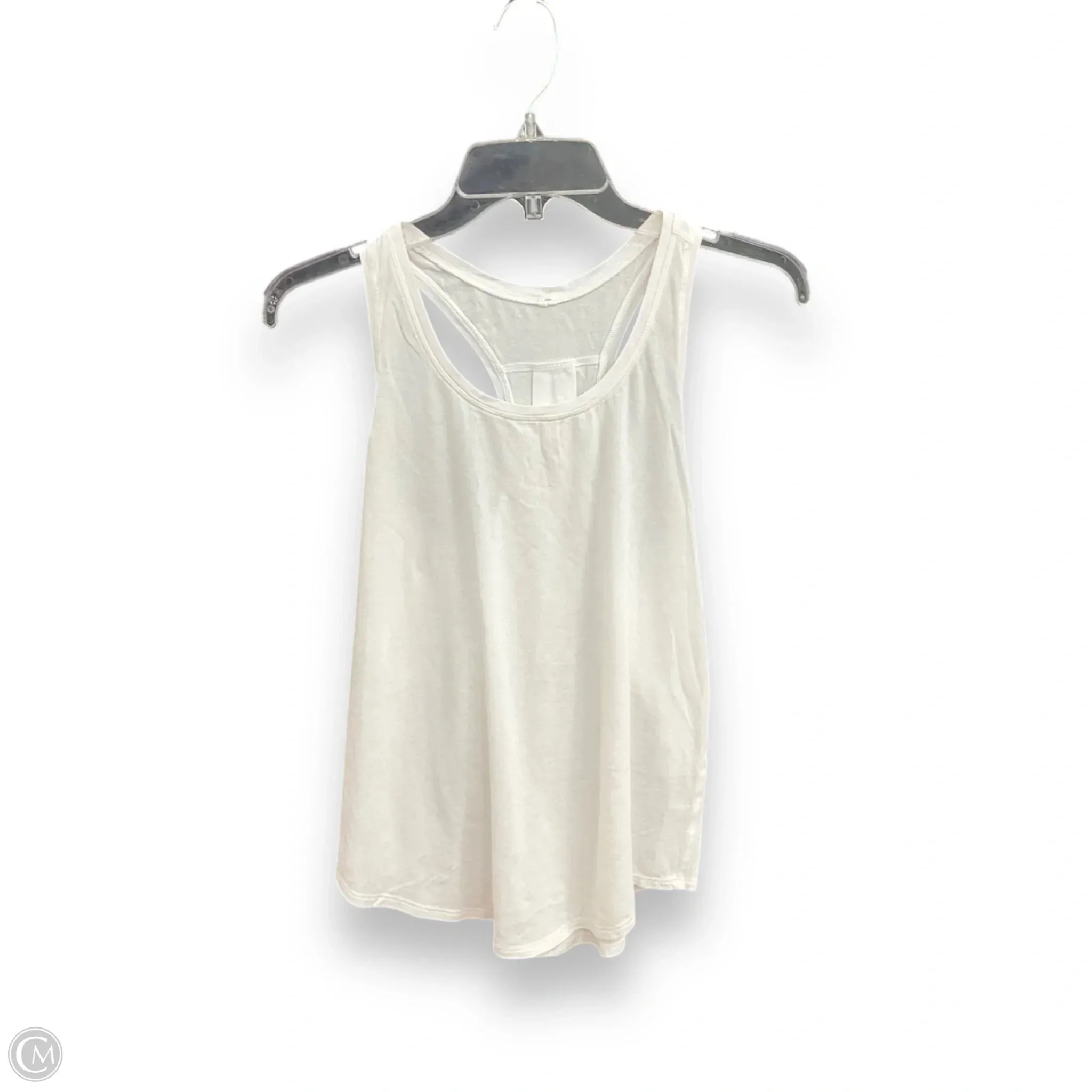 Athletic Tank Top By Lululemon In White, Size: M