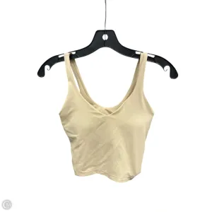 Athletic Tank Top By Lululemon In Yellow, Size: 2