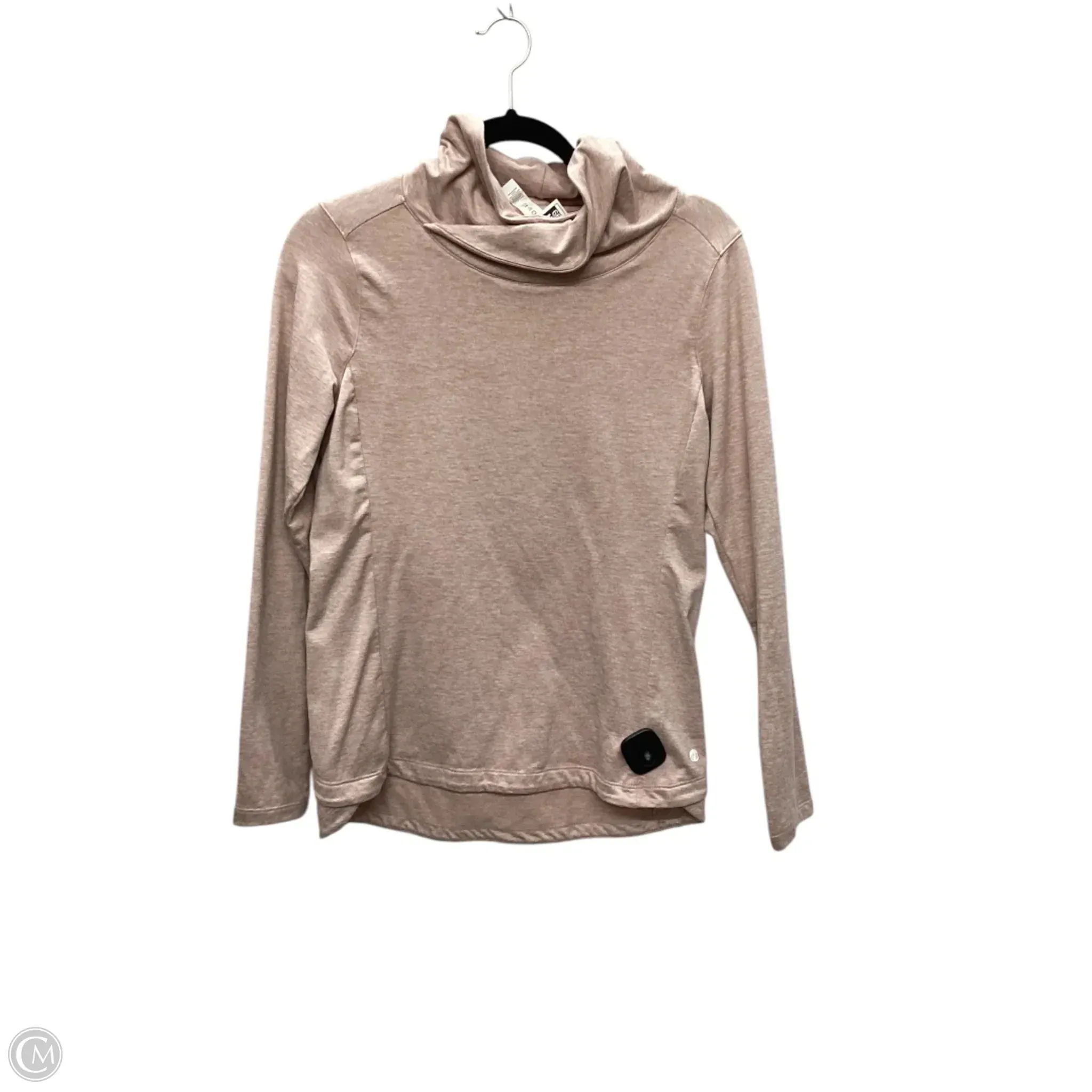 Athletic Top Long Sleeve Collar By Apana In Pink, Size: S