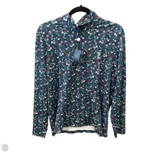 Athletic Top Long Sleeve Collar By Clothes Mentor In Blue, Size: Xl