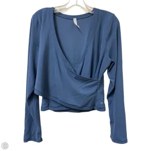 Athletic Top Long Sleeve Crewneck By Athleta In Blue, Size: Xl
