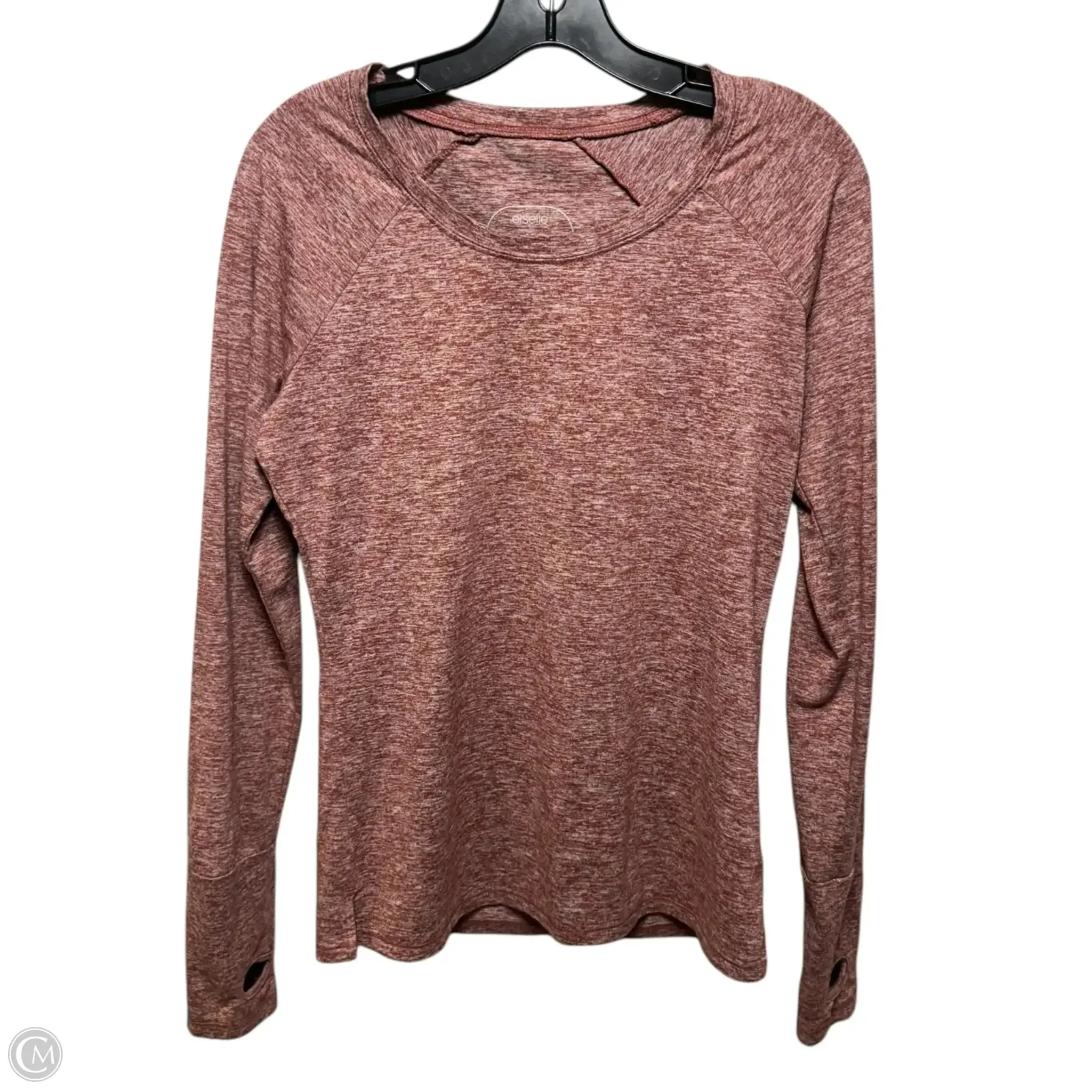 Athletic Top Long Sleeve Crewneck By oiselle In Brown, Size: 8
