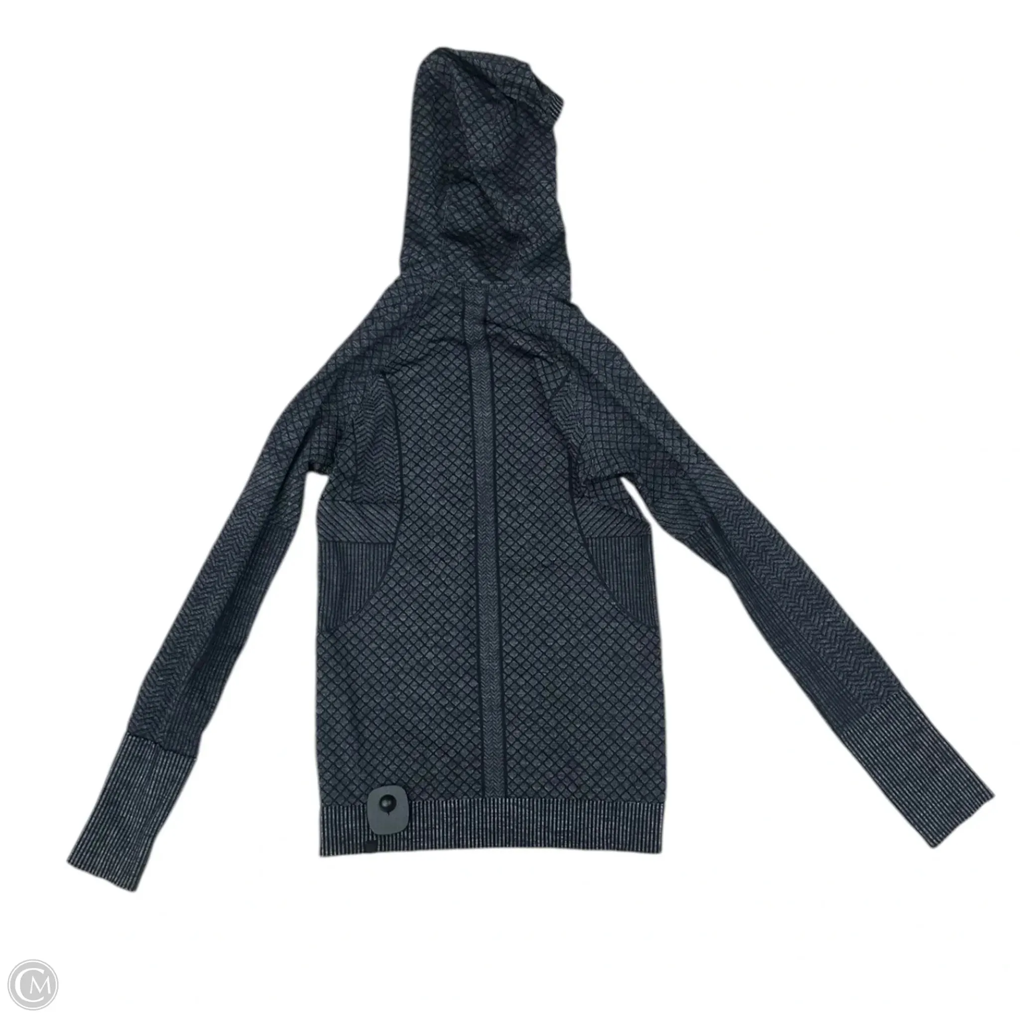 Athletic Top Long Sleeve Hoodie By Lululemon In Black, Size: S