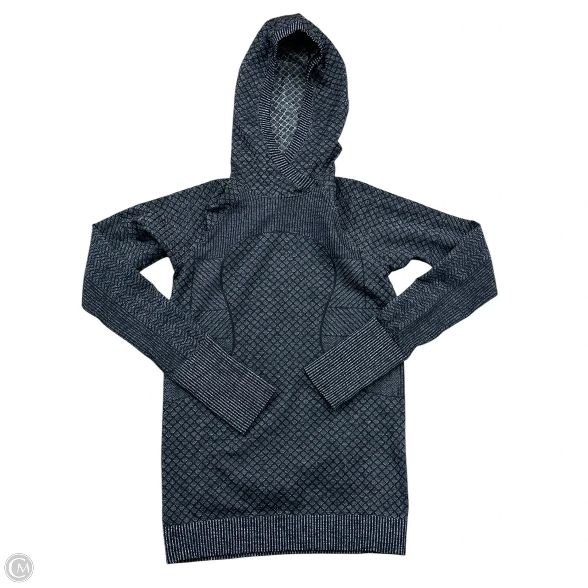 Athletic Top Long Sleeve Hoodie By Lululemon In Black, Size: S