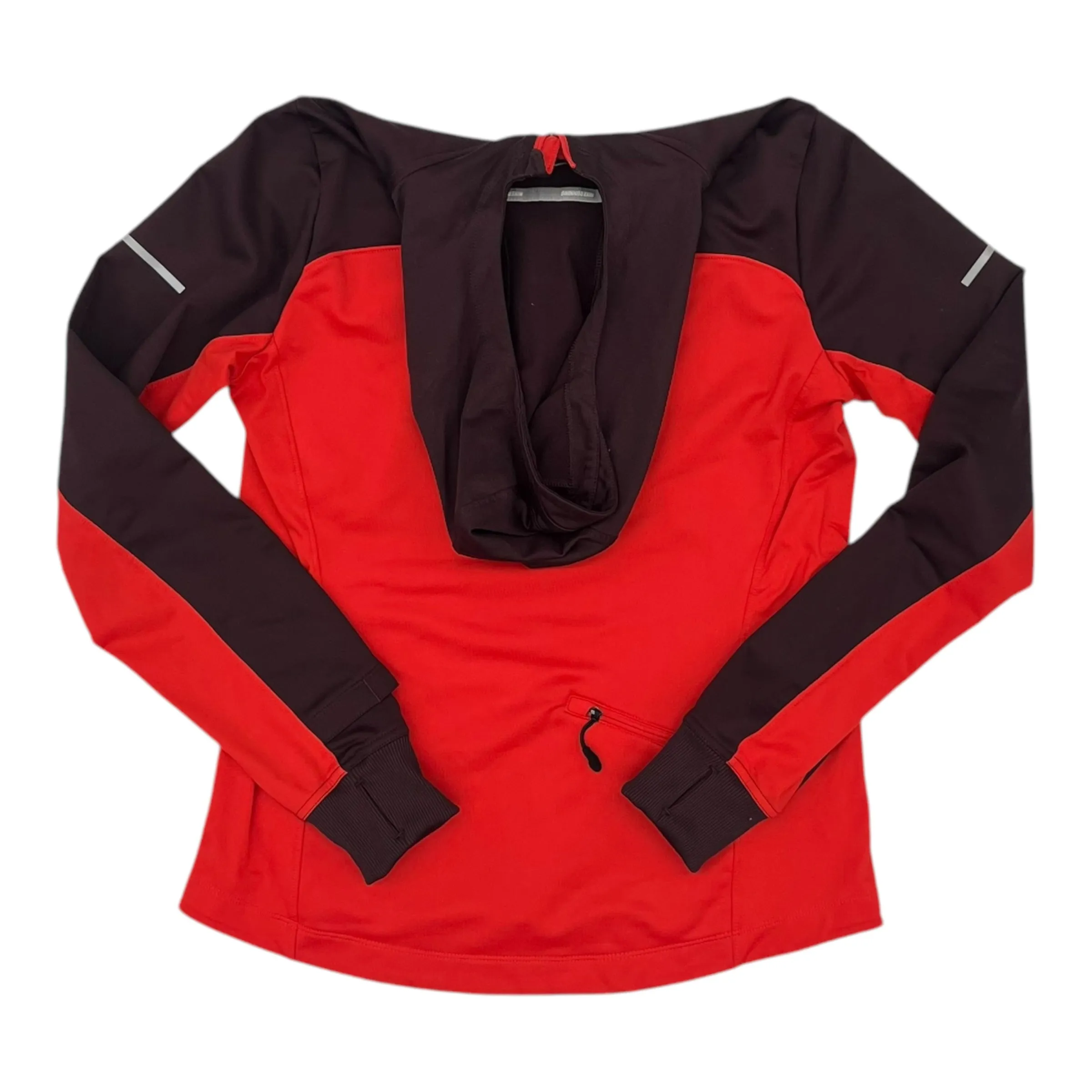 Athletic Top Ls Hoodie By Nike In Red, Size:M