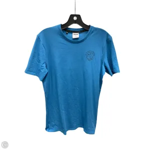 Athletic Top Short Sleeve By Gym Shark In Blue, Size: Xs