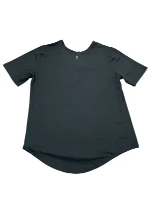 Athletic Top Ss By Zyia In Black, Size:Xxl