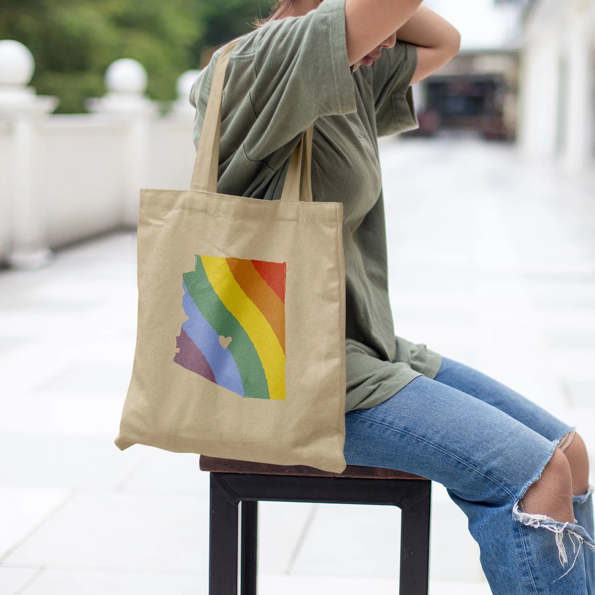 AZ Love PRIDE Full Color Tote