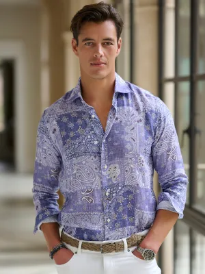 Bandana Linen Shirt