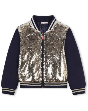 Billieblush Sequin Reversible Zip Jacket