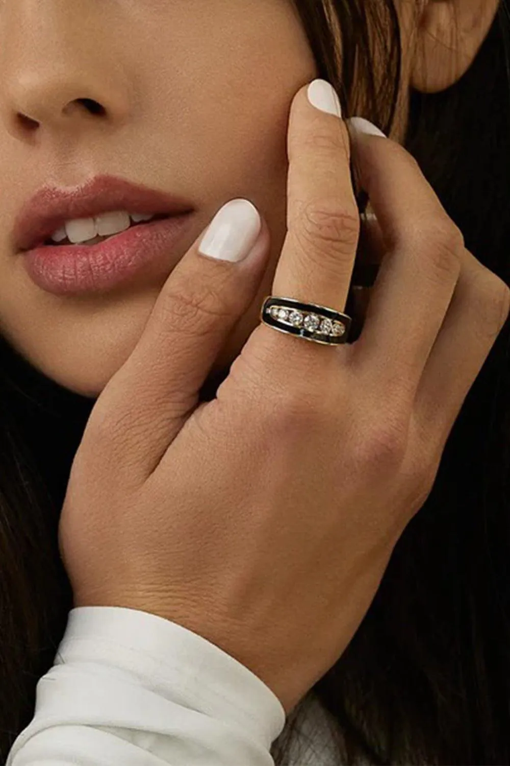 Black Anya Diamond Ring