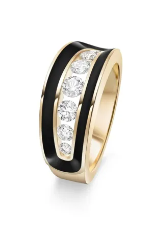 Black Anya Diamond Ring
