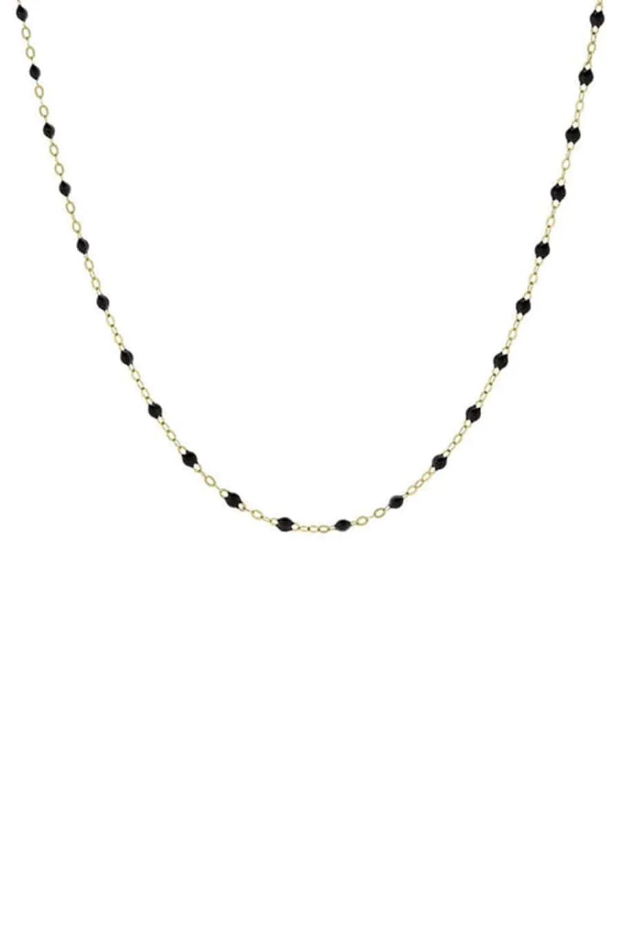 Black Bead Classic Gigi Necklace