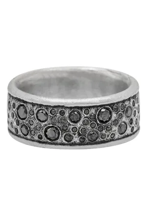 Black Diamond Stardust Ring
