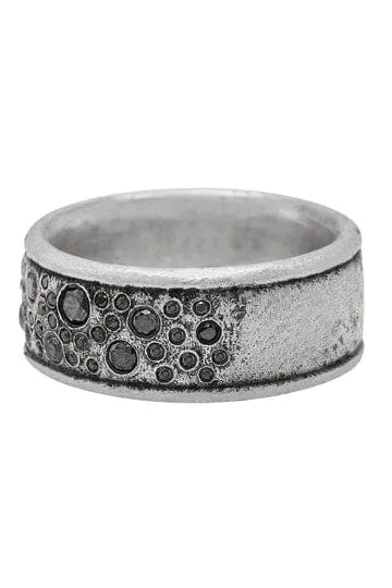 Black Diamond Stardust Ring