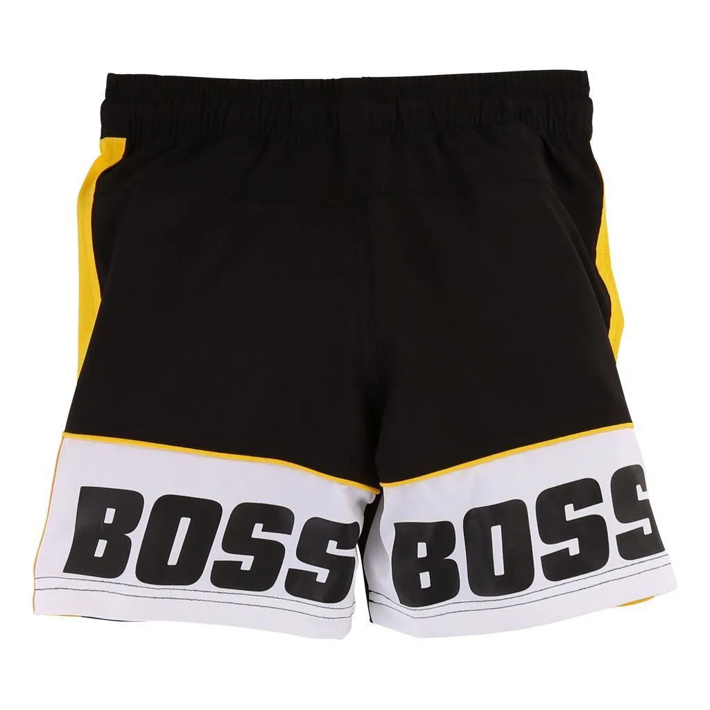 Black Logo Sweatshorts
