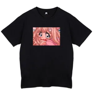 Blondedaze Retro Anime T-shirt
