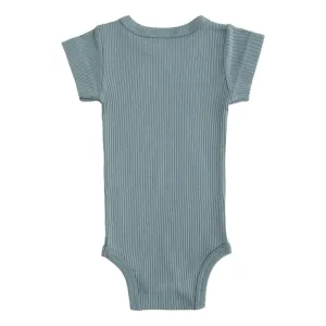 Blue Teal SS Modal Bodysuit