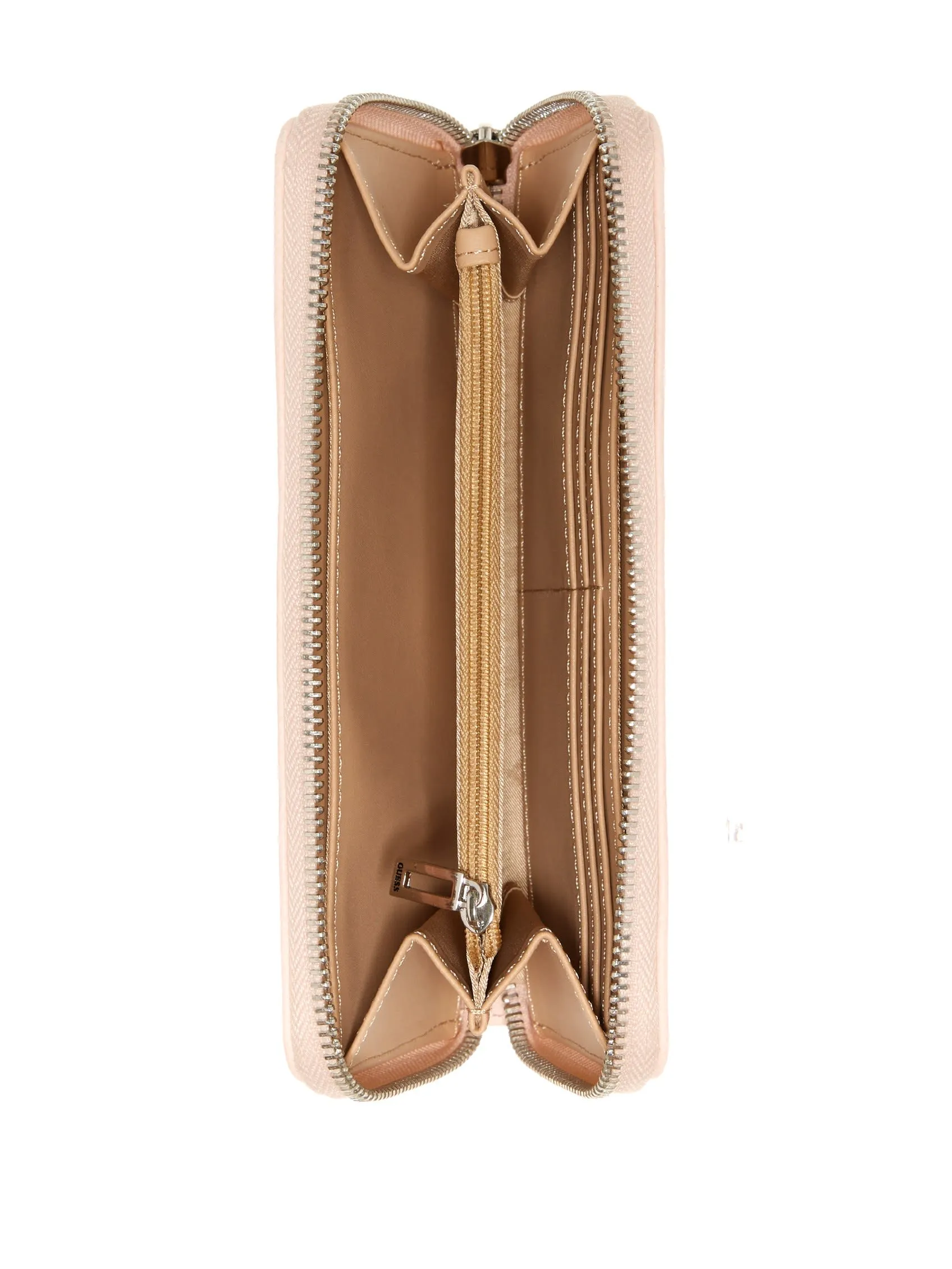 Bowie Debossed Logo Zip-Around Wallet