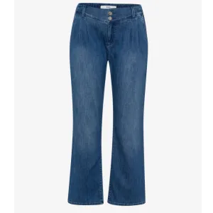 Brax Maine Relaxed Linen Denim with Elasticated Waist 72-7808