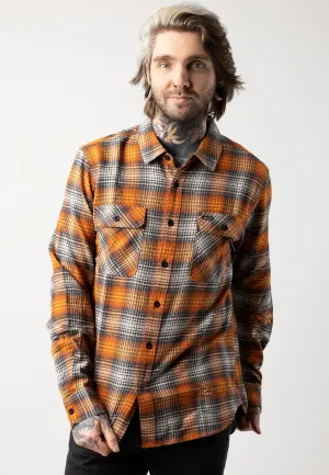 Brixton - Bowery Lw Ultra Terracotta/Black - Shirt