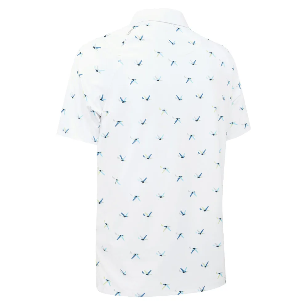 Callaway All Over Birdie Polo Shirt - Bright White