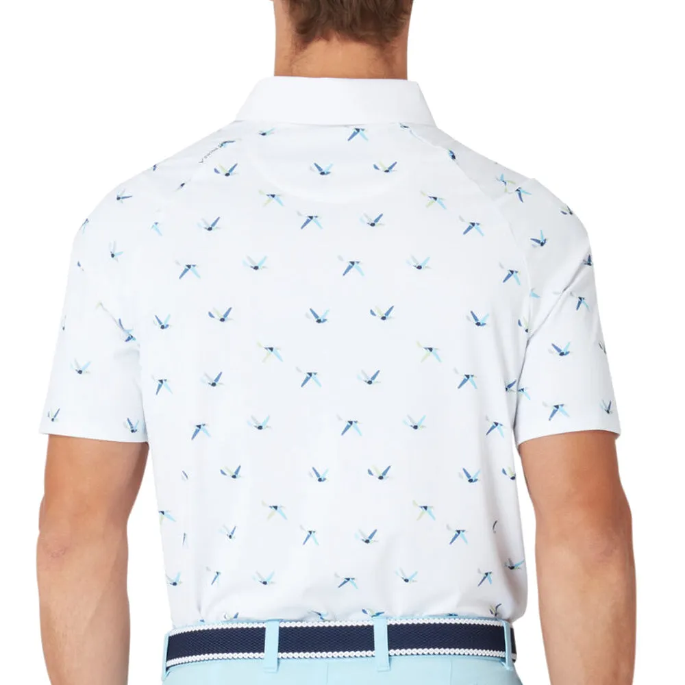 Callaway All Over Birdie Polo Shirt - Bright White