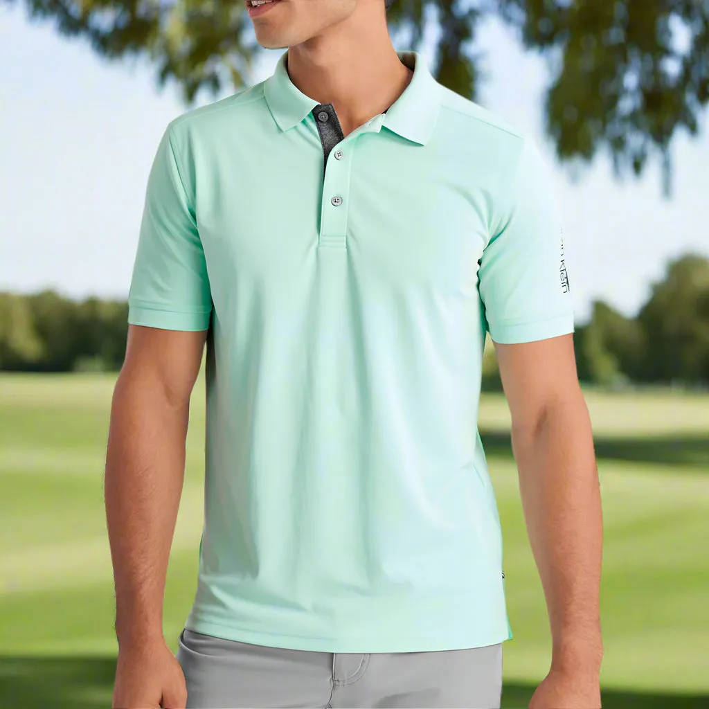 Calvin Klein Club Polo Shirt - Aqua