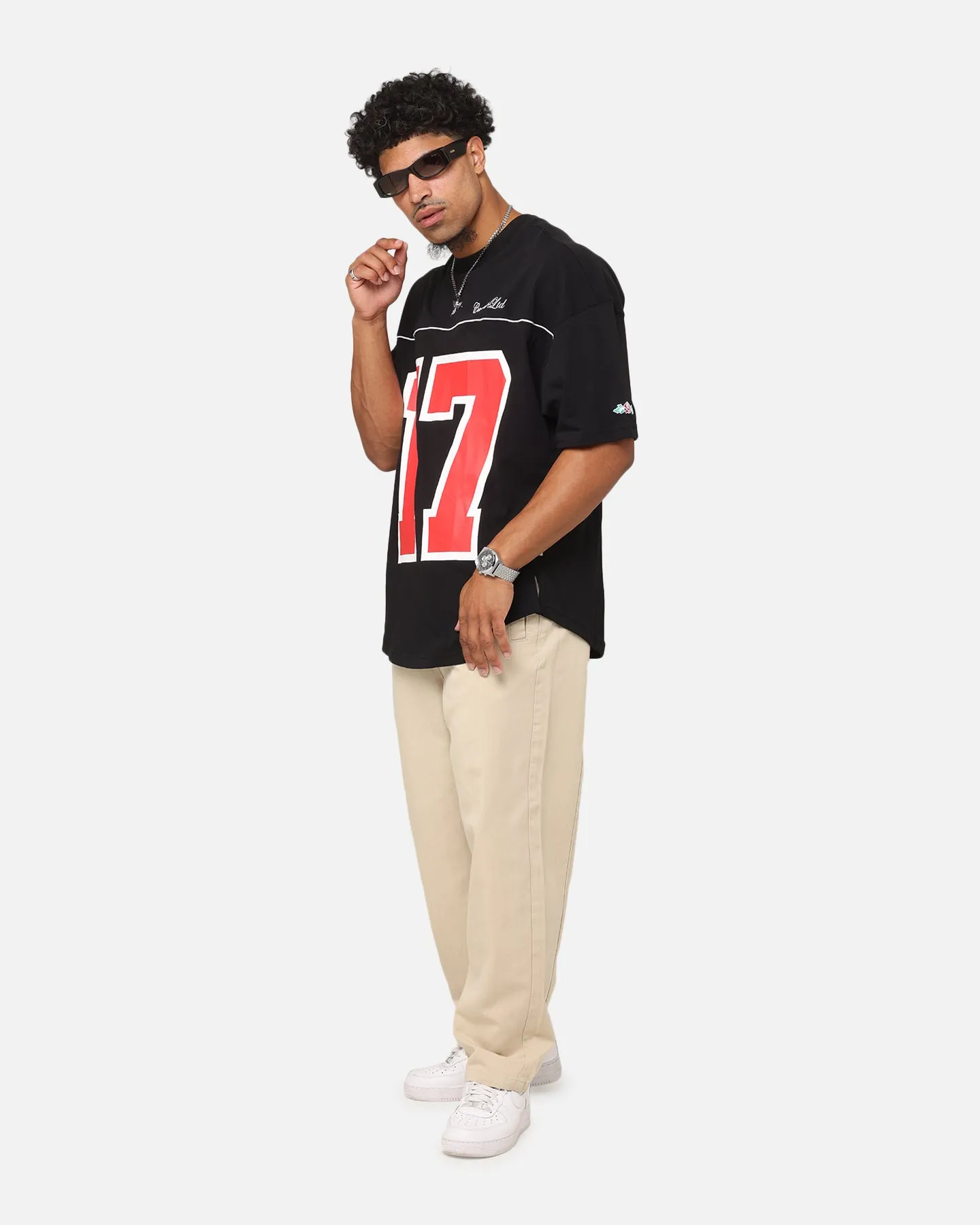 Carre Hitta Grid Iron T-Shirt Black/Red