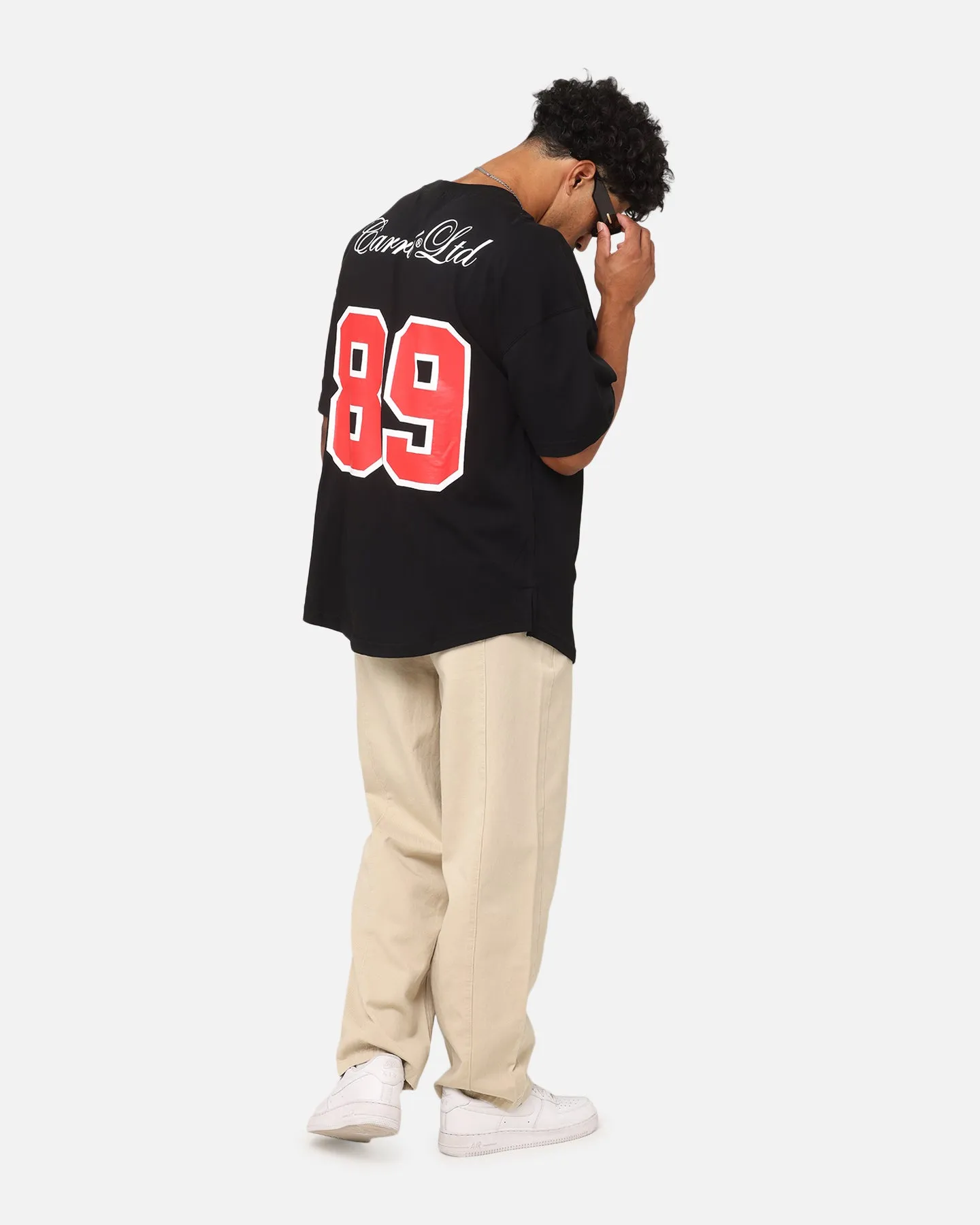 Carre Hitta Grid Iron T-Shirt Black/Red