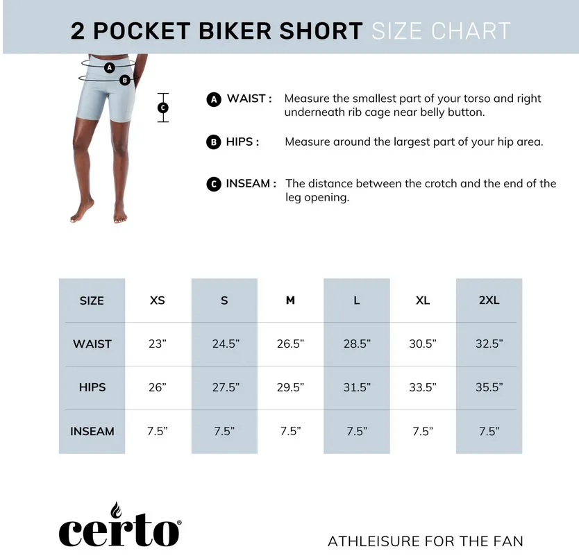 Certo By Northwest NFL Women's Atlanta Falcons Method Bike Shorts, Black
